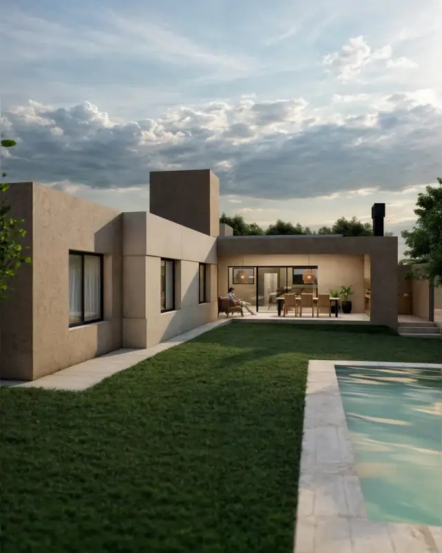 Render de Casa Annapurna, Córdoba