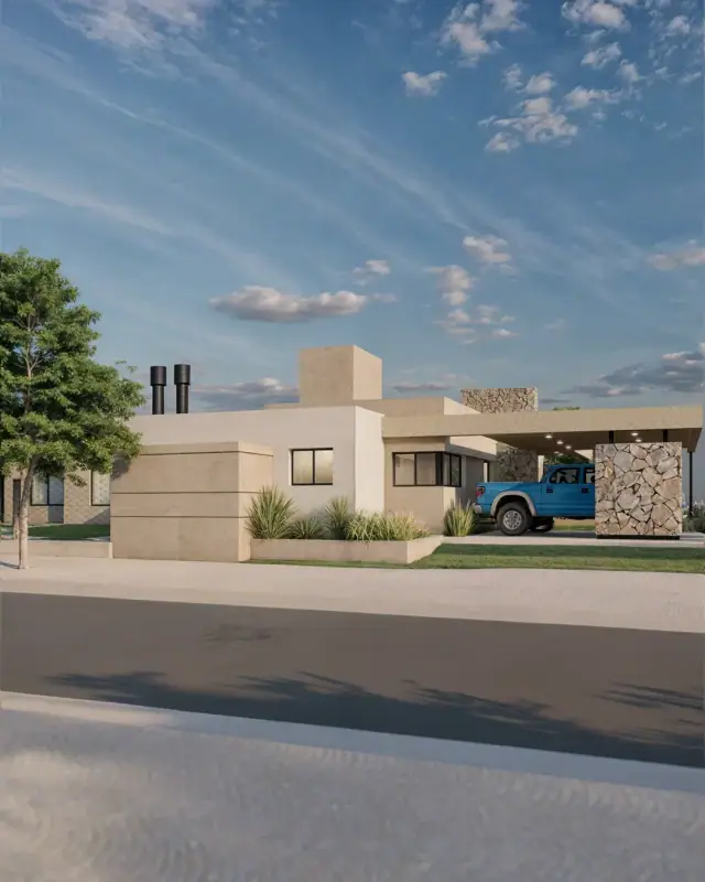 Render de Casa Annapurna, Córdoba