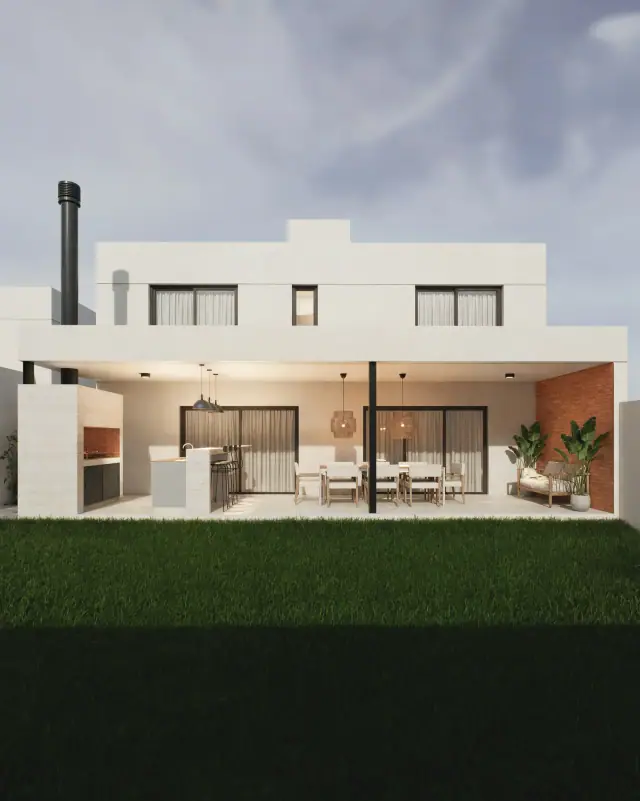 Render de la contrafachada de Casa Apolo, Córdoba