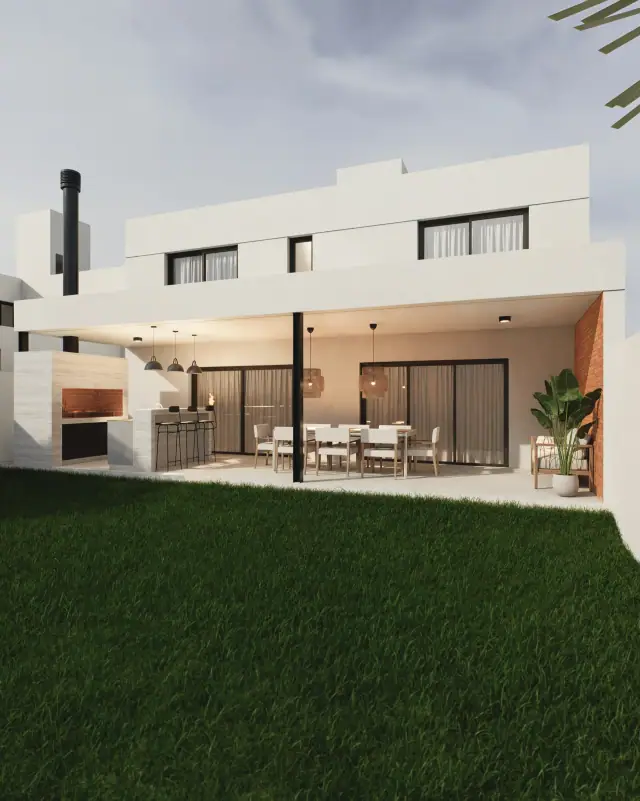 Render de la contrafachada de Casa Apolo, Córdoba