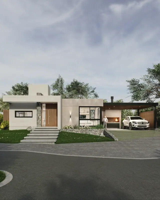 Render de la fachada de Casa Candeguí, Córdoba