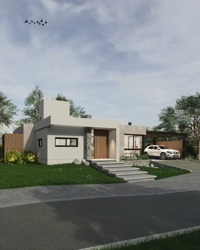 Render de la fachada de Casa Candeguí, Córdoba