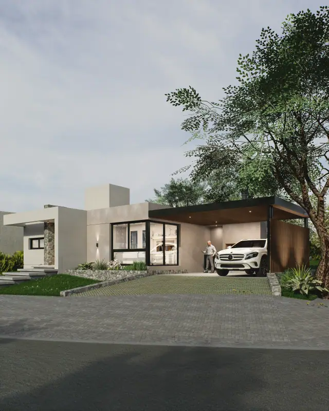 Render de la fachada de Casa Candeguí, Córdoba