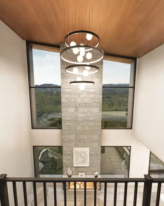 Render de la doble altura de Casa J4, Córdoba