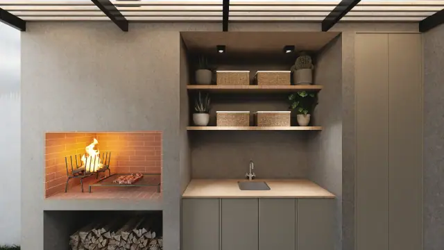 Render de la galería de Doka 1, Córdoba