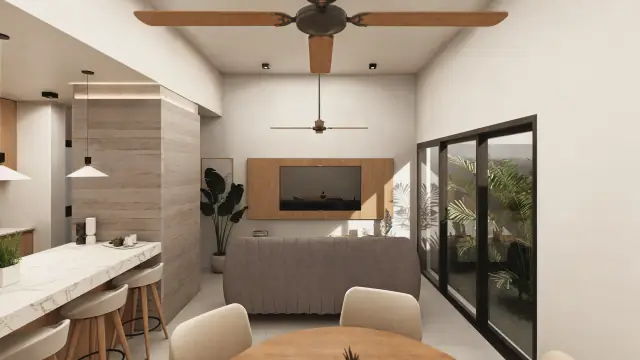 Render de el interior de Doka 1, Córdoba