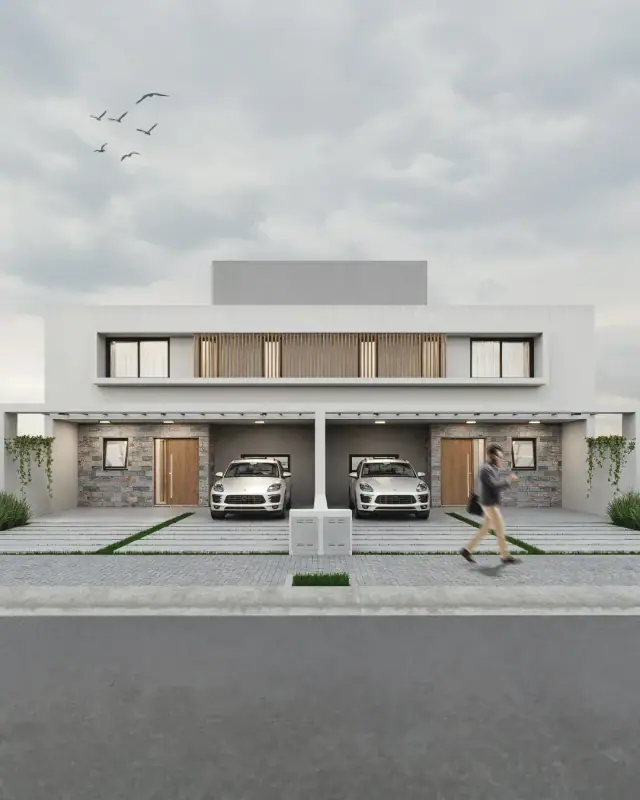 Render de la fachada de Doka 2, Córdoba
