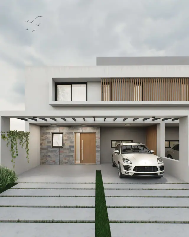Render de la fachada de Doka 2, Córdoba