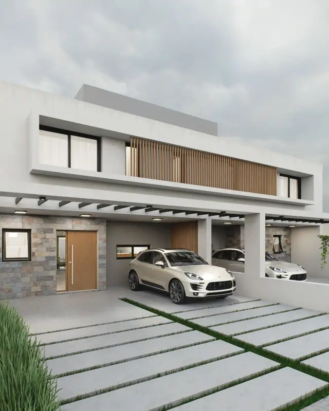 Render de la fachada de Doka 2, Córdoba