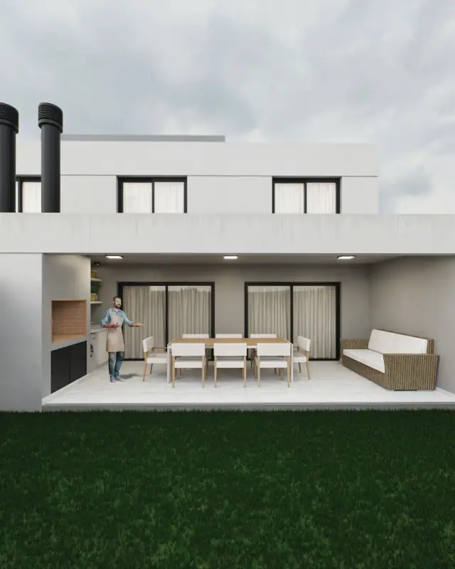 Render de el patio de Doka 2, Córdoba
