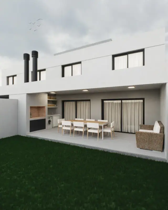 Render de el patio de Doka 2, Córdoba